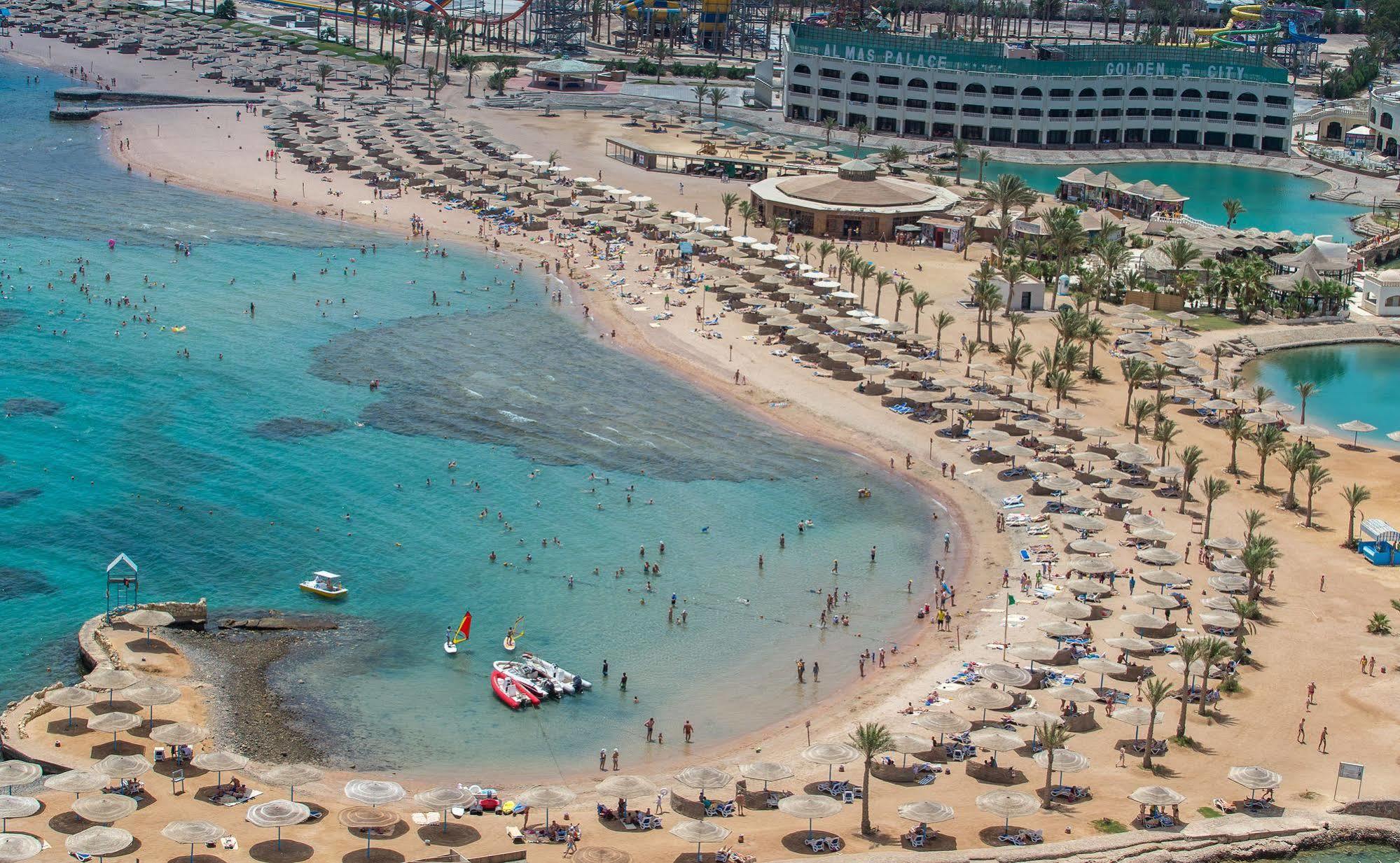 Golden 5 Sapphire Suites Hotel Hurghada Extérieur photo